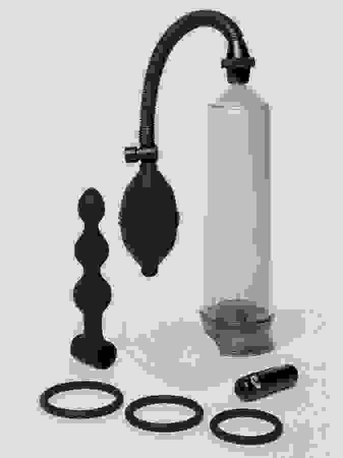 Lovehoney Penis Genius Male Sex Toy Kit (7 Piece), Black, hi-res